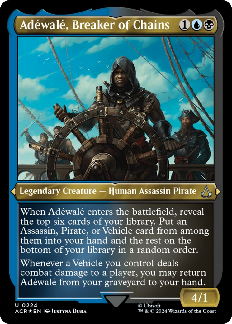 Adewale, Breaker of Chains (Foil Etched) [Assassin's Creed] | Galactic Gamez