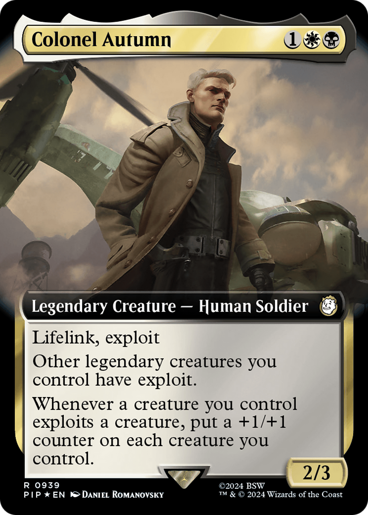 Colonel Autumn (Extended Art) (Surge Foil) [Fallout] | Galactic Gamez