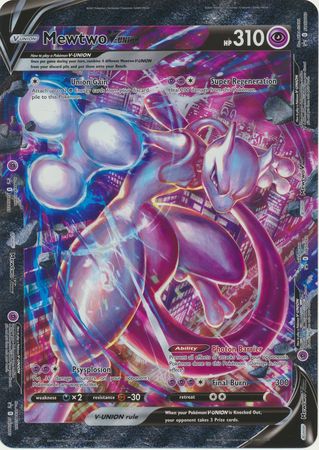 Mewtwo V-Union (Jumbo Card) [Sword & Shield: Black Star Promos] | Galactic Gamez