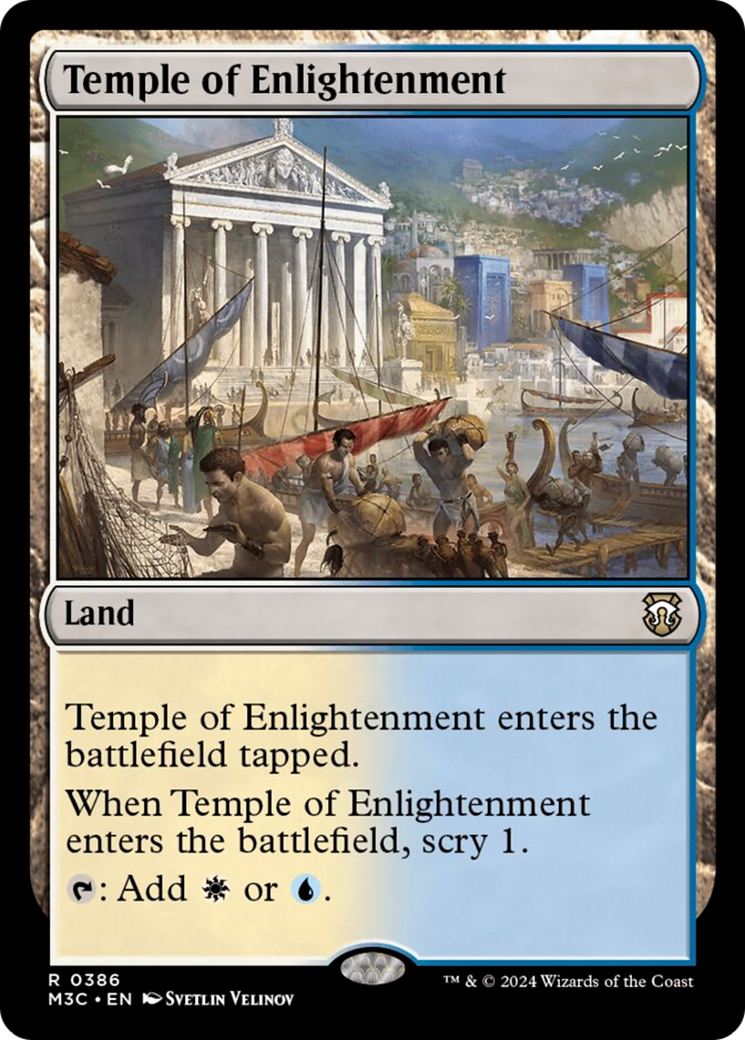 Temple of Enlightenment (Ripple Foil) [Modern Horizons 3 Commander] | Galactic Gamez