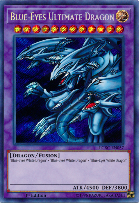 Blue-Eyes Ultimate Dragon [LCKC-EN057] Secret Rare | Galactic Gamez