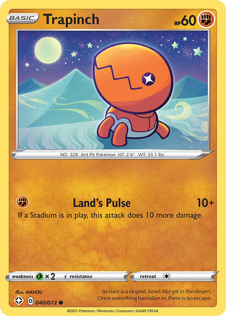 Trapinch (040/072) [Sword & Shield: Shining Fates] | Galactic Gamez