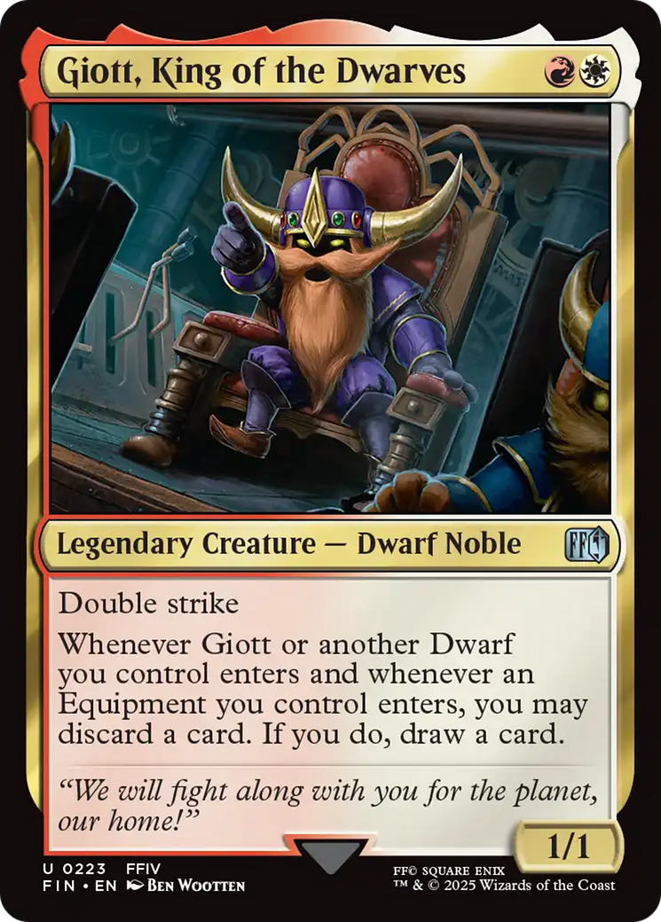 Giott, King of the Dwarves [FINAL FANTASY] | Galactic Gamez