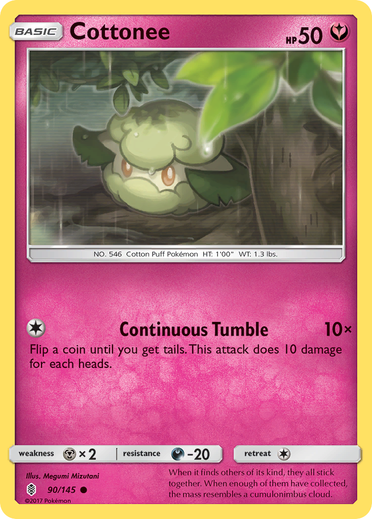 Cottonee (90/145) [Sun & Moon: Guardians Rising] | Galactic Gamez