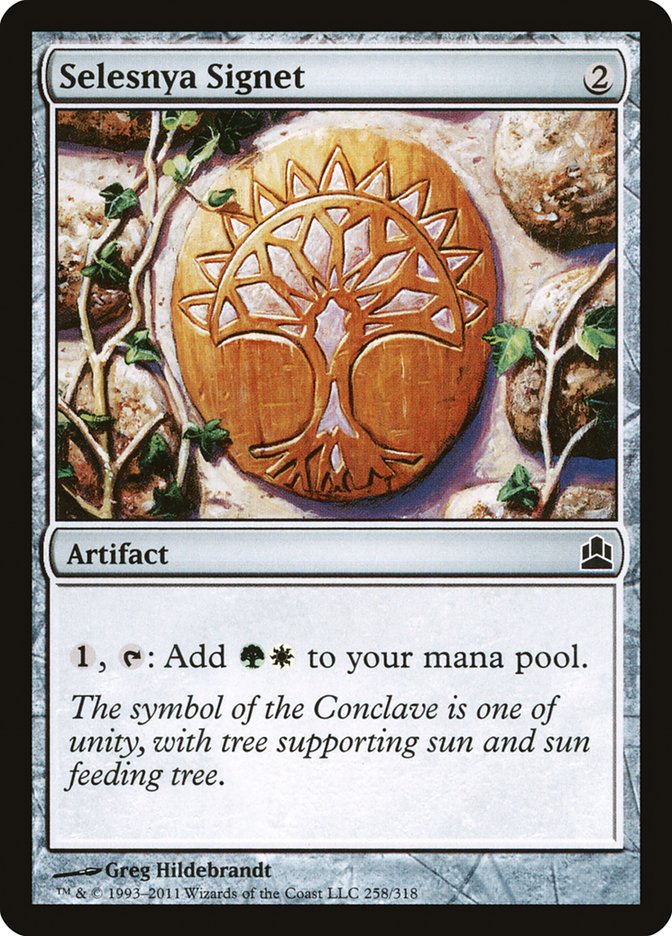 Selesnya Signet [Commander 2011] | Galactic Gamez