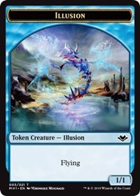 Illusion (005) // Myr (019) Double-Sided Token [Modern Horizons Tokens] | Galactic Gamez