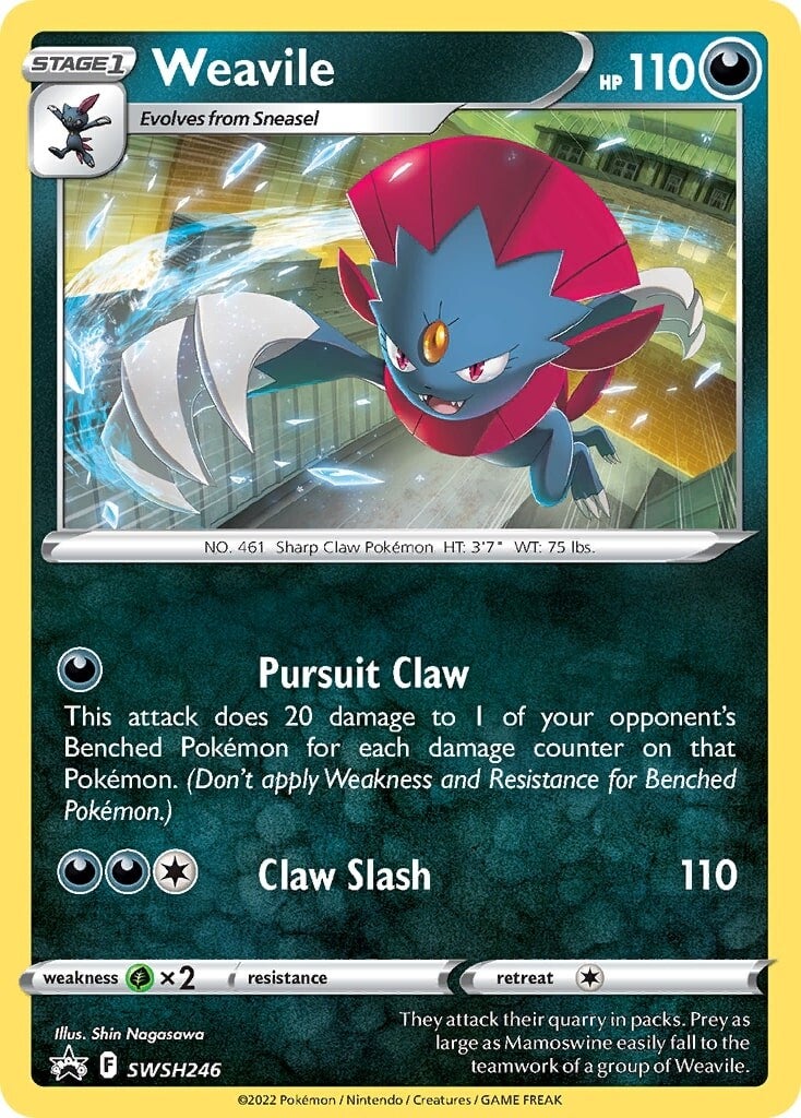 Weavile (SWSH246) [Sword & Shield: Black Star Promos] | Galactic Gamez