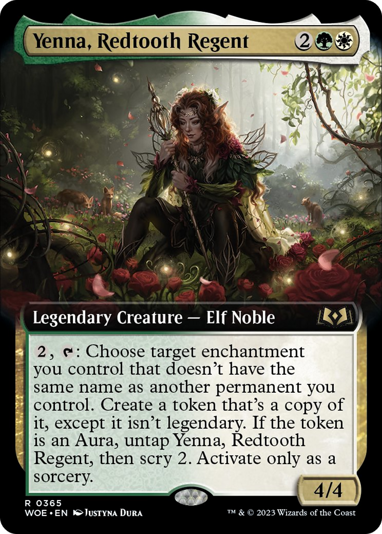 Yenna, Redtooth Regent (Extended Art) [Wilds of Eldraine] | Galactic Gamez