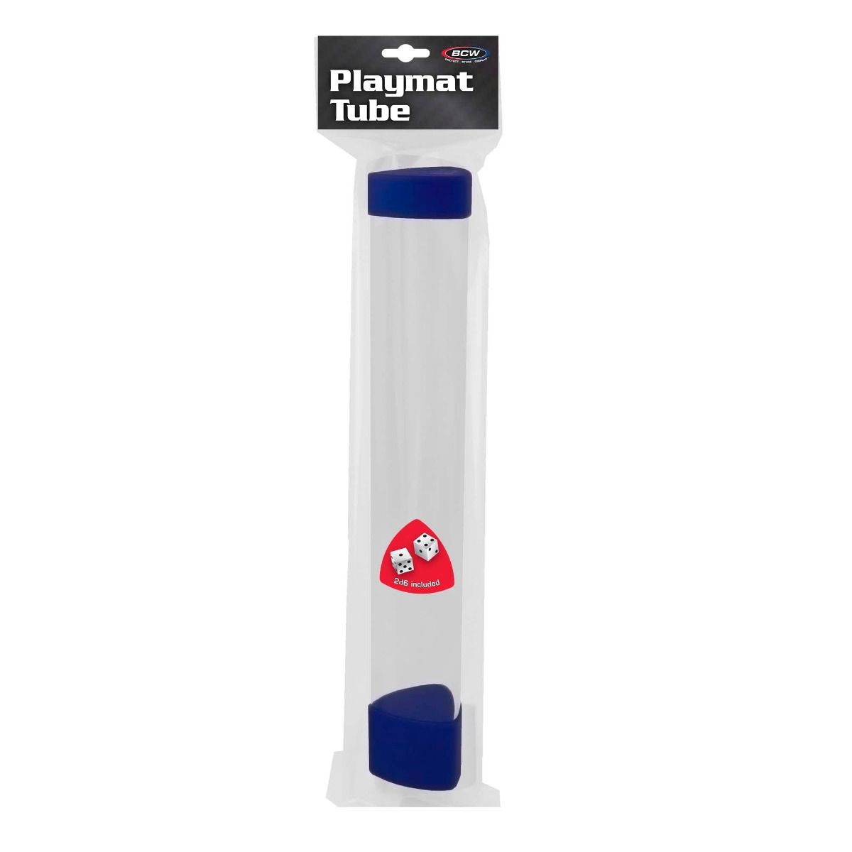 Playmat Tube with Dice Cap - Blue | Galactic Gamez