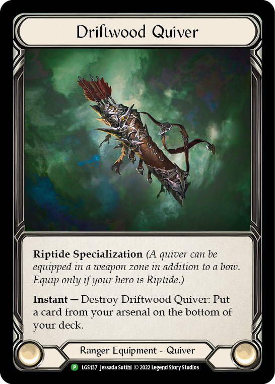 Driftwood Quiver [LGS137] (Promo)  Cold Foil | Galactic Gamez