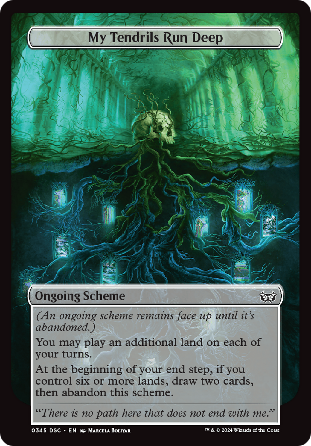 My Tendrils Run Deep (Full Art) [Duskmourn: Archenemy] | Galactic Gamez