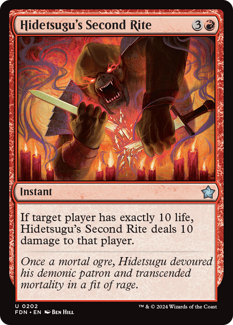 Hidetsugu's Second Rite [Foundations] | Galactic Gamez