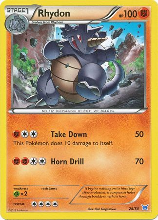 Rhydon (25/30) [XY: Trainer Kit 2 - Latios] | Galactic Gamez