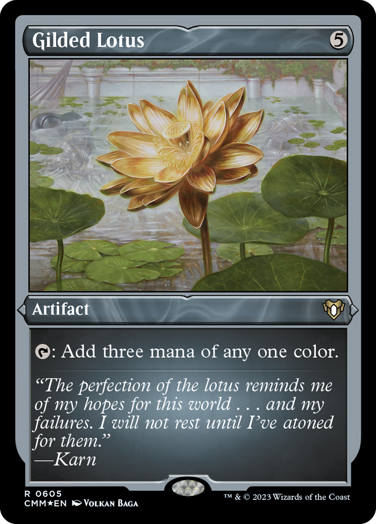 Gilded Lotus (Foil Etched) [Commander Masters] | Galactic Gamez