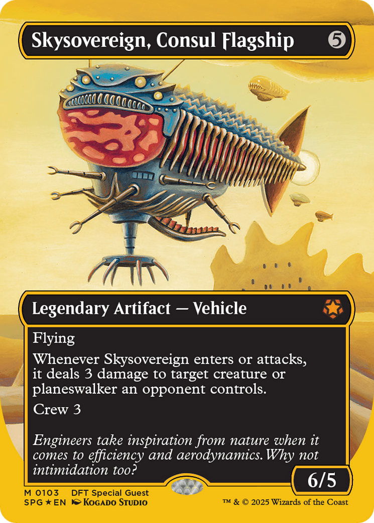 Skysovereign, Consul Flagship (First-Place Foil) [Aetherdrift Special Guests] | Galactic Gamez