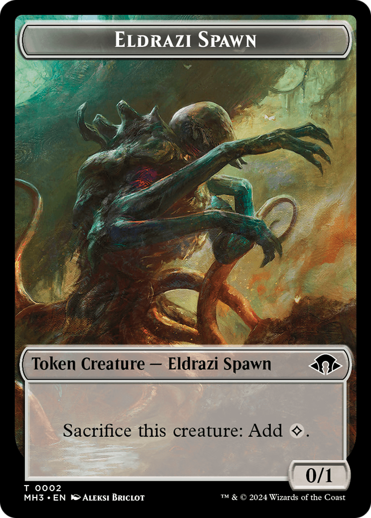 Eldrazi Spawn // Insect (0025) Double-Sided Token [Modern Horizons 3 Tokens] | Galactic Gamez