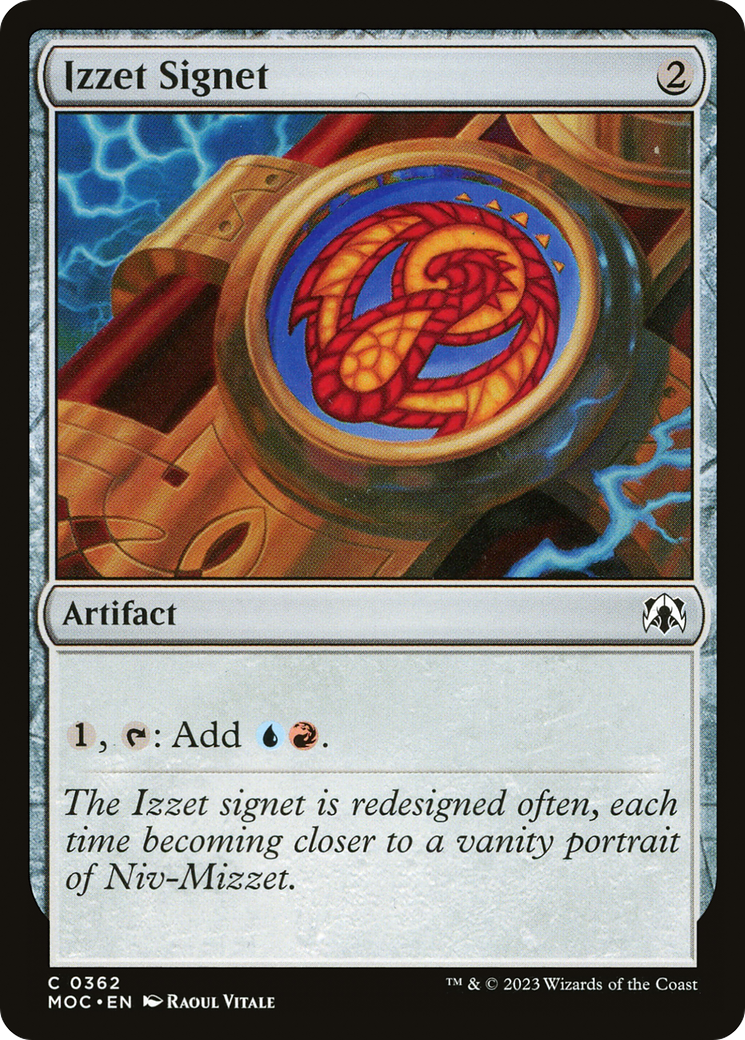 Izzet Signet [March of the Machine Commander] | Galactic Gamez