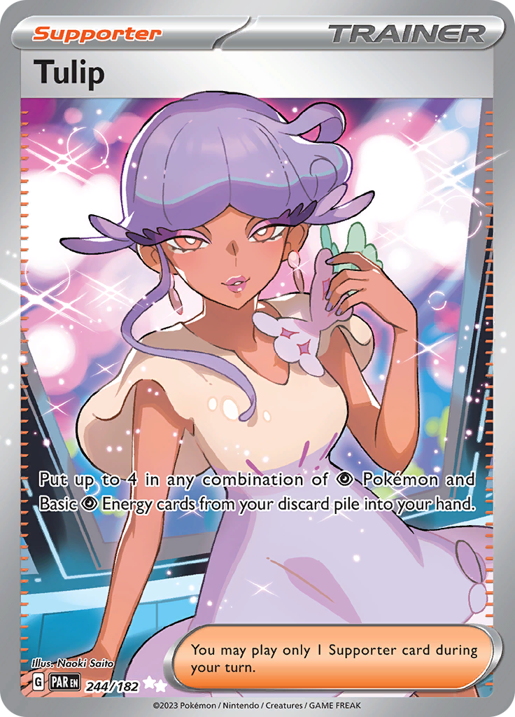 Tulip (244/182) [Scarlet & Violet: Paradox Rift] | Galactic Gamez