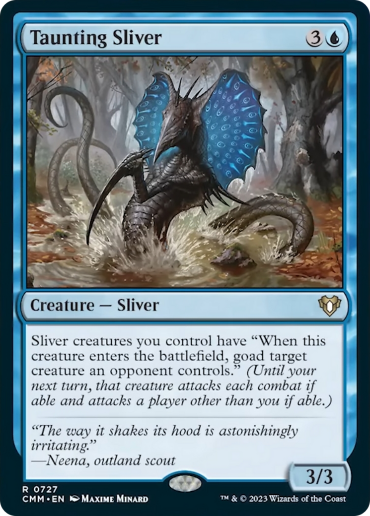 Taunting Sliver [Commander Masters] | Galactic Gamez