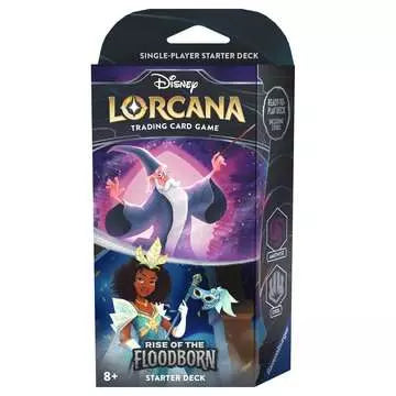 Disney Lorcana: Rise of the Floodborn Starter Deck (Amethyst & Steel) | Galactic Gamez