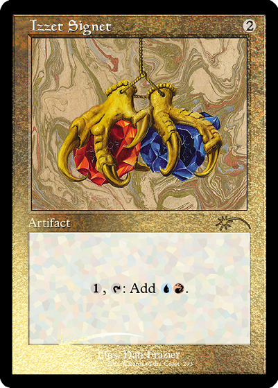 Izzet Signet (Retro) (Foil Etched) [Secret Lair Drop Series] | Galactic Gamez
