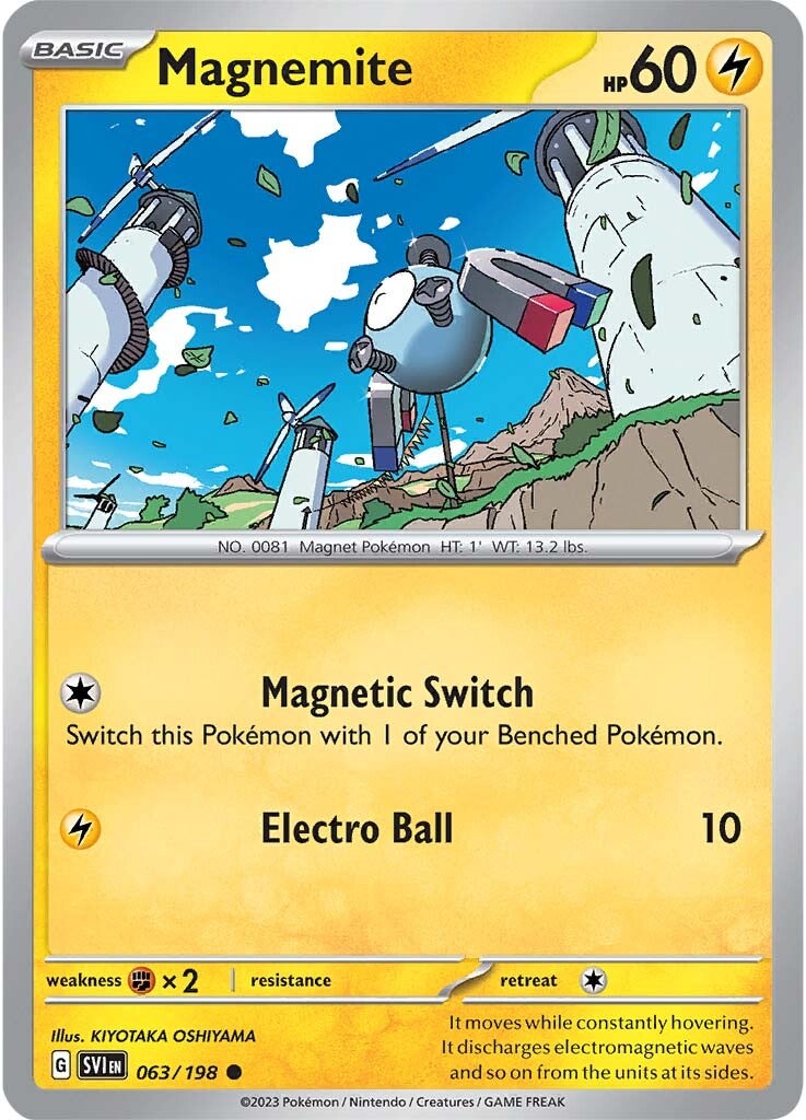 Magnemite (063/198) [Scarlet & Violet: Base Set] | Galactic Gamez