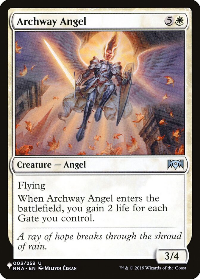 Archway Angel [The List] | Galactic Gamez