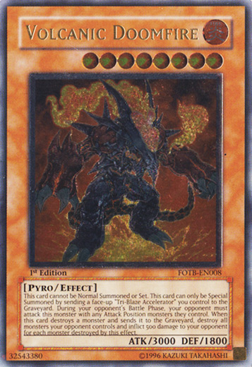 Volcanic Doomfire [FOTB-EN008] Ultimate Rare | Galactic Gamez