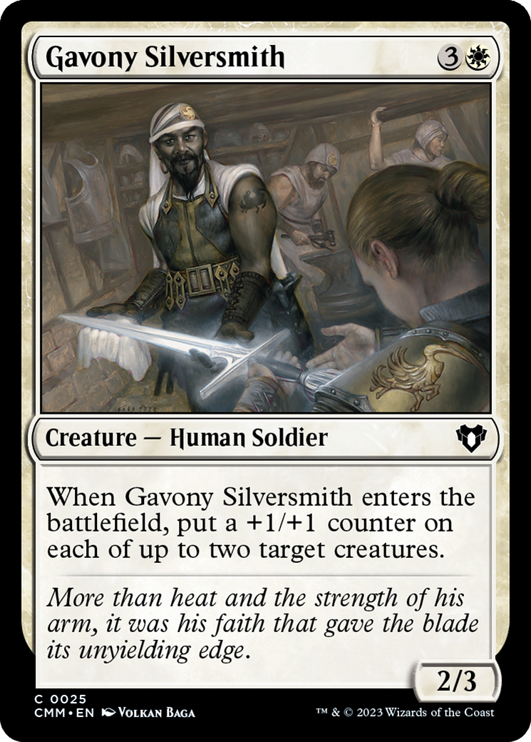 Gavony Silversmith [Commander Masters] | Galactic Gamez