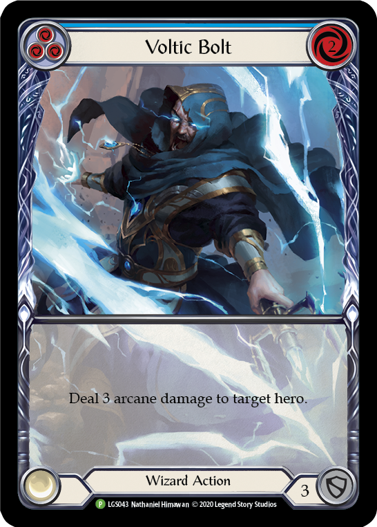 Voltic Bolt (Blue) [LGS043] (Promo)  Rainbow Foil | Galactic Gamez