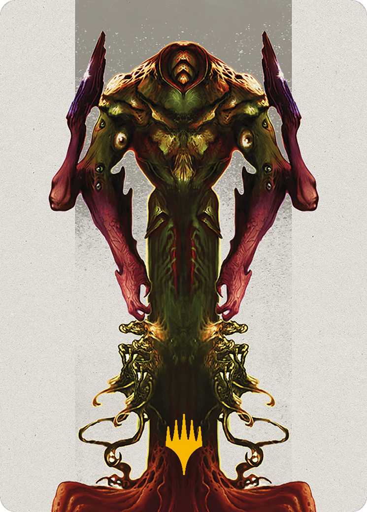 Kozilek, the Broken Reality Art Card (Gold-Stamped Planeswalker Symbol) [Modern Horizons 3 Art Series] | Galactic Gamez