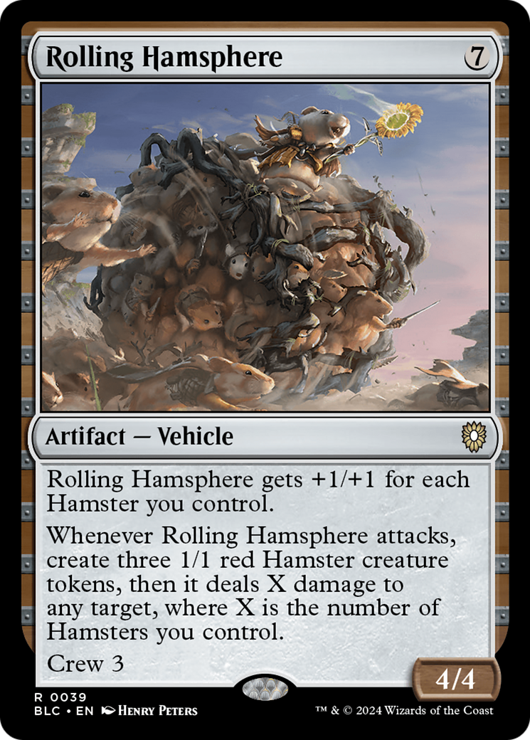 Rolling Hamsphere [Bloomburrow Commander] | Galactic Gamez