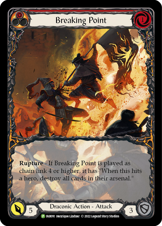 Breaking Point (Extended Art) [FAB091] (Promo)  Rainbow Foil | Galactic Gamez