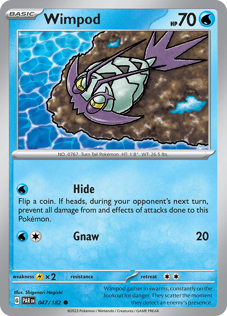 Wimpod (047/182) [Scarlet & Violet: Paradox Rift] | Galactic Gamez