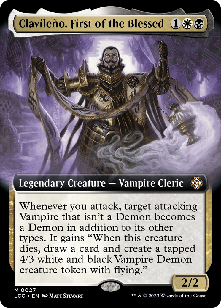 Clavileno, First of the Blessed (Extended Art) [The Lost Caverns of Ixalan Commander] | Galactic Gamez
