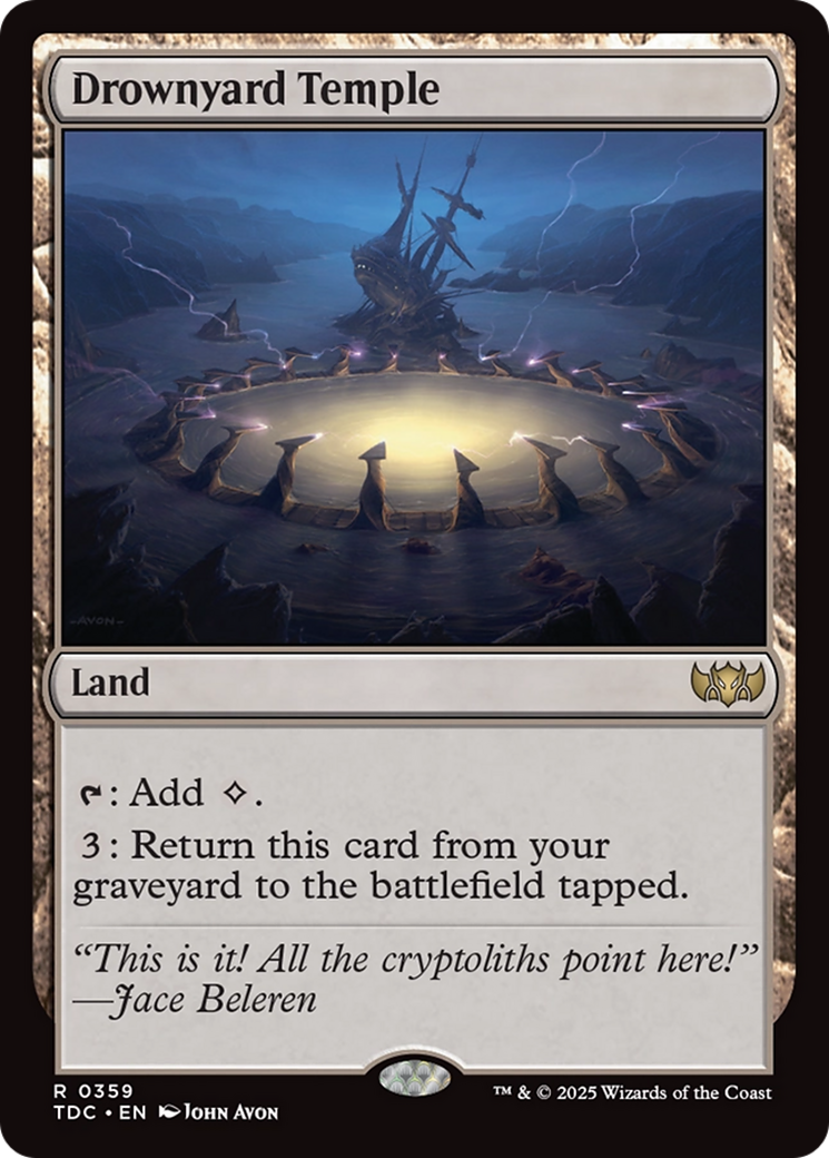 Drownyard Temple [Tarkir: Dragonstorm Commander] | Galactic Gamez