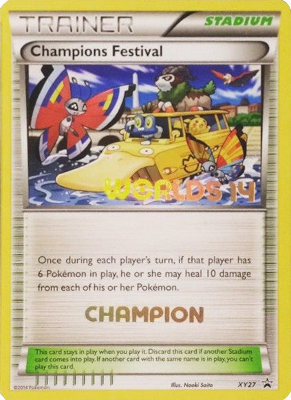 Champions Festival (XY27) (2014 Champion) [XY: Black Star Promos] | Galactic Gamez