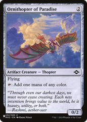 Ornithopter of Paradise [The List Reprints] | Galactic Gamez