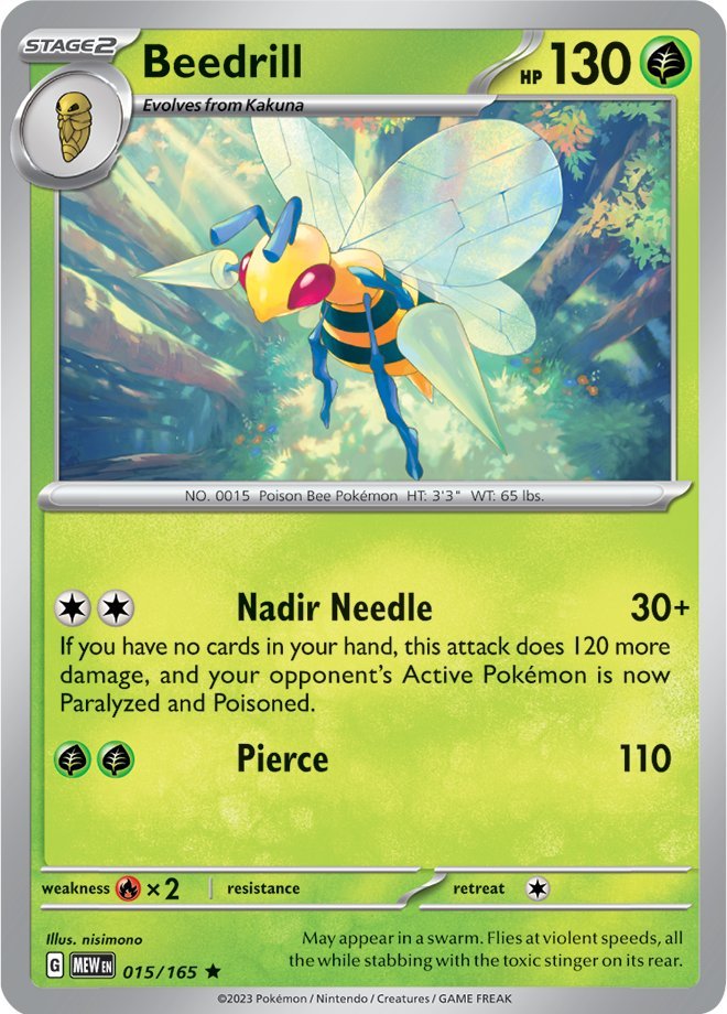 Beedrill (015/165) [Scarlet & Violet: 151] | Galactic Gamez