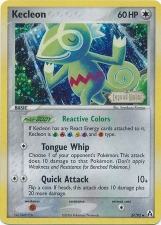 Kecleon (37/92) (Stamped) [EX: Legend Maker] | Galactic Gamez