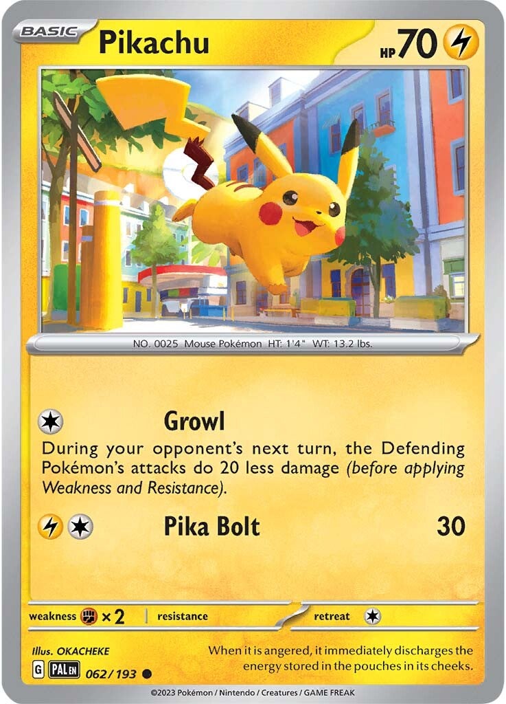 Pikachu (062/193) [Scarlet & Violet: Paldea Evolved] | Galactic Gamez