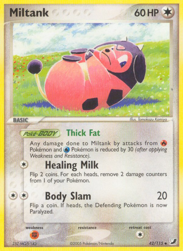 Miltank (42/115) [EX: Unseen Forces] | Galactic Gamez