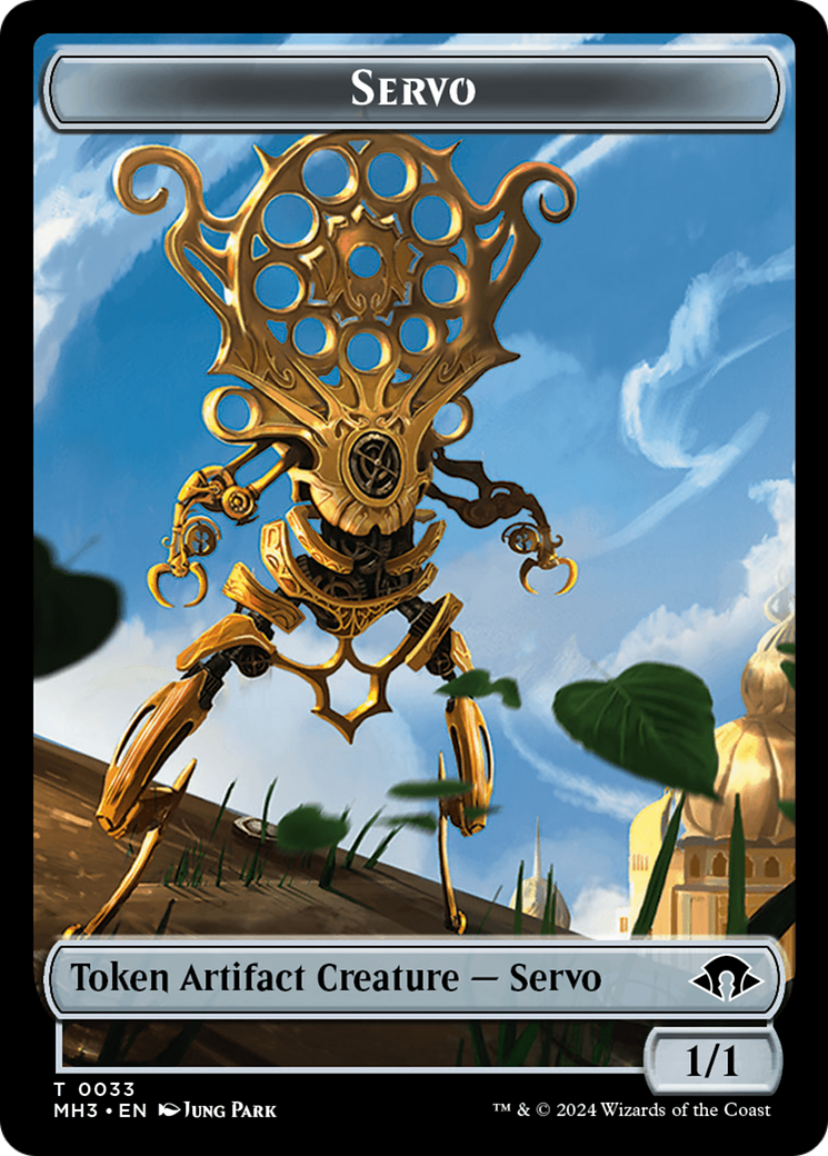 Energy Reserve // Servo Double-Sided Token [Modern Horizons 3 Tokens] | Galactic Gamez