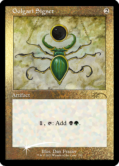 Golgari Signet (Retro) (Foil Etched) [Secret Lair Drop Series] | Galactic Gamez