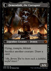 Jerren, Corrupted Bishop // Ormendahl, the Corrupted [Innistrad: Midnight Hunt] | Galactic Gamez