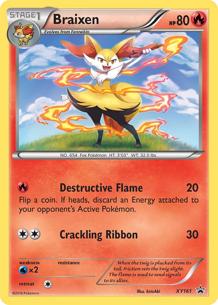 Braixen (XY161) [XY: Black Star Promos] | Galactic Gamez