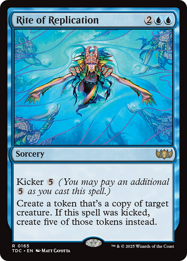 Rite of Replication [Tarkir: Dragonstorm Commander] | Galactic Gamez