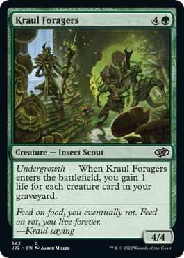 Kraul Foragers [Jumpstart 2022] | Galactic Gamez