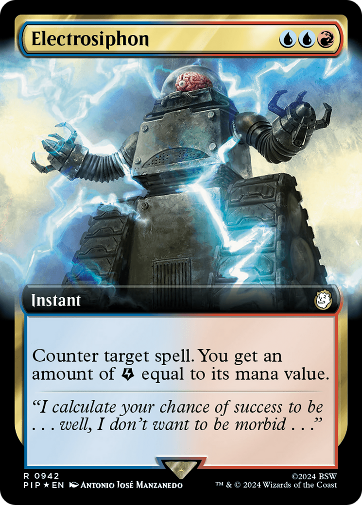 Electrosiphon (Extended Art) (Surge Foil) [Fallout] | Galactic Gamez