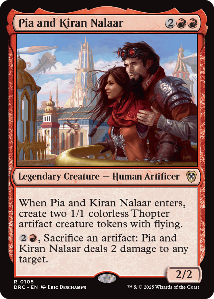 Pia and Kiran Nalaar [Aetherdrift Commander] | Galactic Gamez